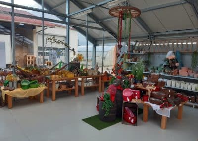 Familie Loizenbauer in der Gärtnerei in Pucking